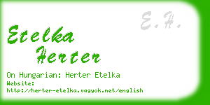 etelka herter business card